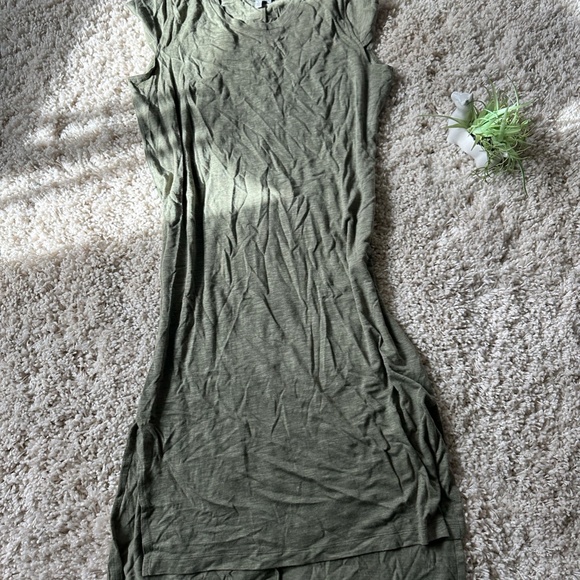 Jessica Simpson long bodycon green evening summer wedding event fun maxi… - Picture 1 of 3